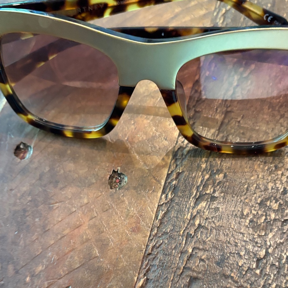 Stella McCarthy Tortoise Shell Square Sunglasses … - image 1